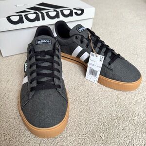 Adidas Daily 3.0 Gray and White Skate Shoes - Men’s sz 13